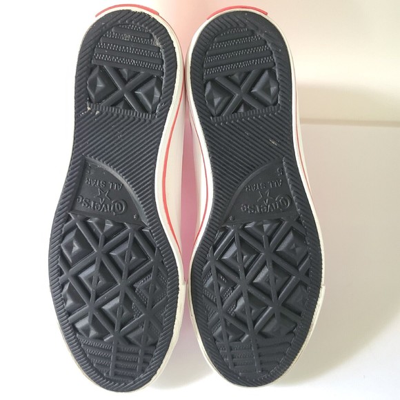 Converse Chuck Taylor Pink All Star Kids Size 5 Skater Shoes Sneakers 244249C - Picture 10 of 11